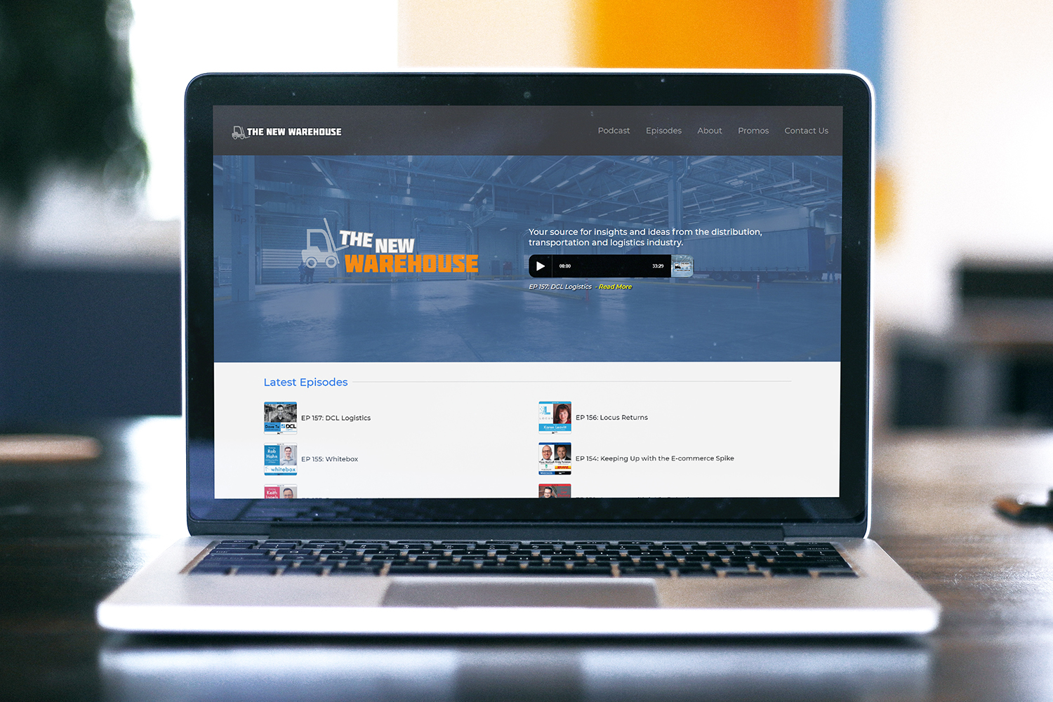 The New Warehouse Podcast - Logo & Website Design